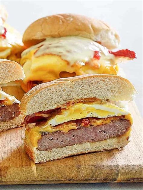 Wendy S Breakfast Baconator Sandwich Copykat Recipes