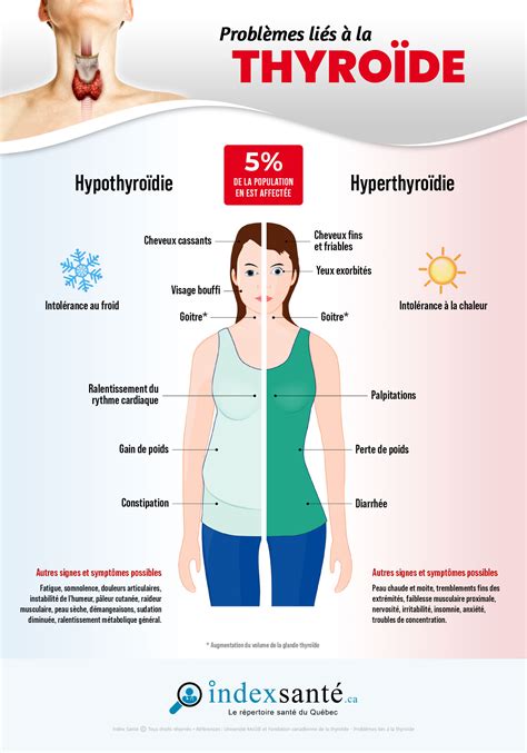 Probl Mes Li S La Thyro De Infographie Index Sant