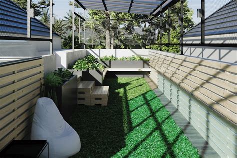 Roof Garden Taman Di Atas Rumah Yang Cantik Nyaman Pashouses