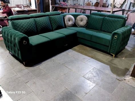 Leather Seater L Shape Sofa Set With Lounger At Rs Set In Pune