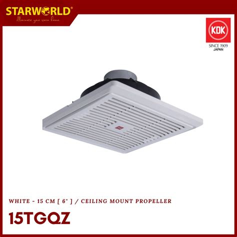 Kdk Tgqz Cm Inch Ceiling Mount Type Ventilation Fan Exhaust Fan