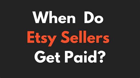 When Does Etsy Pay Sellers From Sales Brand Creators