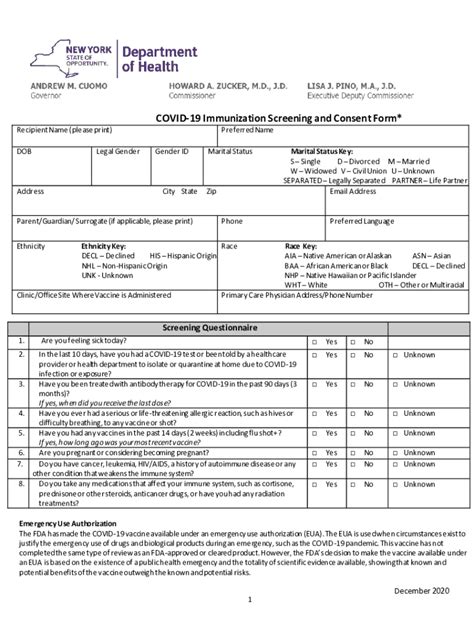 Covid Vaccine Consent Form New York Airslate Signnow