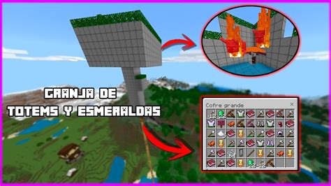 Como Hacer Una Granja De Totems Y Esmeraldas Tecnolan Minecraft