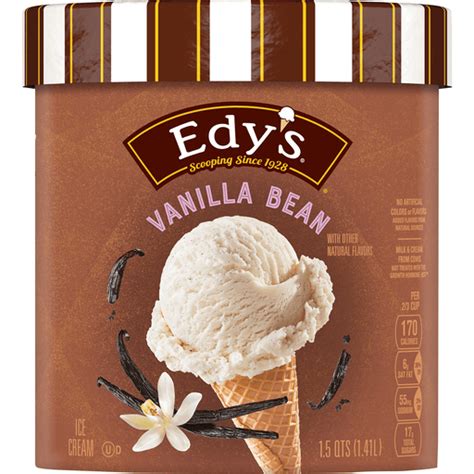 Edys Dreyers Vanilla Bean Ice Cream Quarts Shop Fairplay Foods