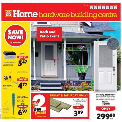 Home Hardware Building Centre Atlantic Flyer April 18 To 24