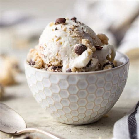 No-Churn Chocolate Chip Cookie Dough Ice Cream -Baking a Moment