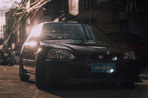 A Black Honda Civic · Free Stock Photo