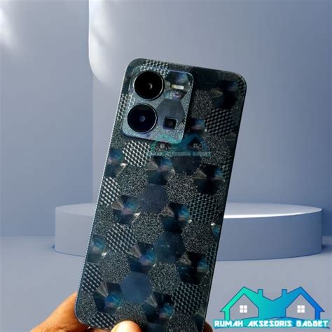 Jual Backskin Garskin Skin Carbon Xiaomi Hexagon Sarang Lebah Pelindung