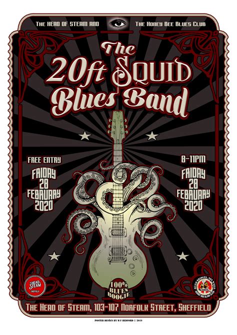 20ft Squid Blues Band Feb 2020 Martin F Bedford