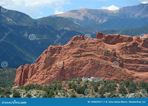 Garen Of The Gods Rock Formations Stock Image Image Of View Mountain