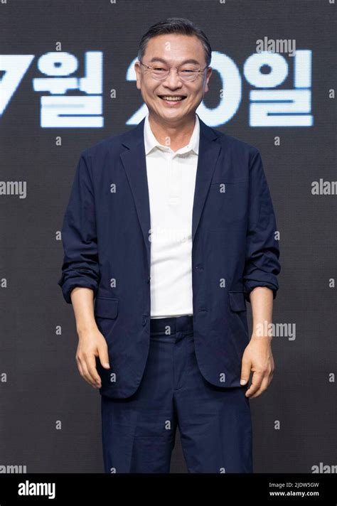 Seoul South Korea 23rd June 2022 Actor Kim Eui Sung Poses For Photos During A Press