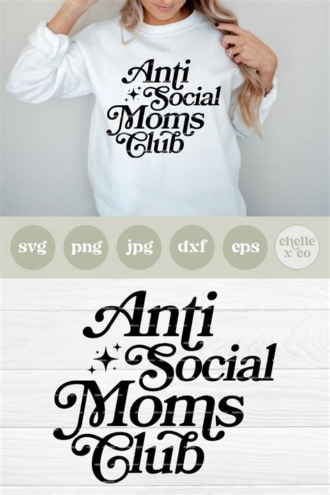 Antisocial Moms Club SVG PNG 2417125