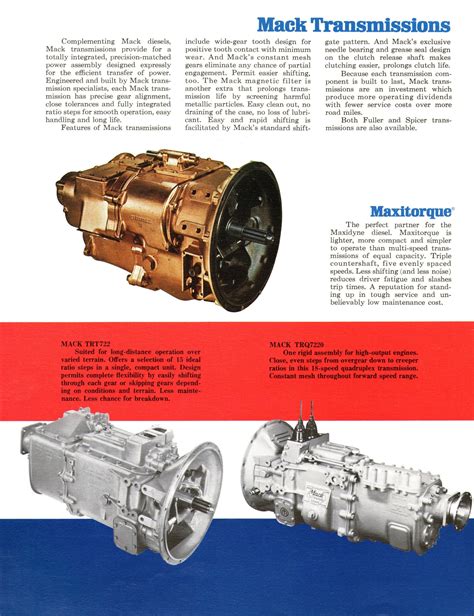 Mack F Series Brochure