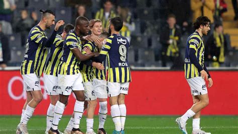 Fenerbah E Kupada Yar Finale Kt Futbolexpress