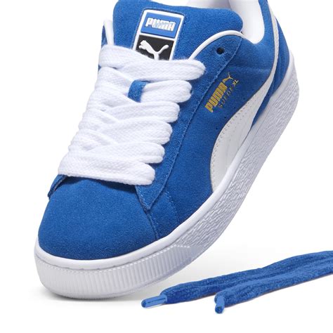 Ripley Zapatillas Mujer Puma Urbanas Azul Suede Xl Cuero