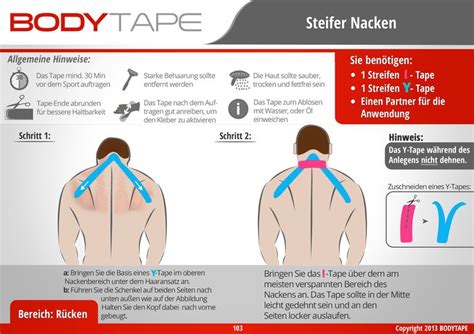 Steifer Nacken Da Haben Wir Etwas F R Dich Taping Anleitung