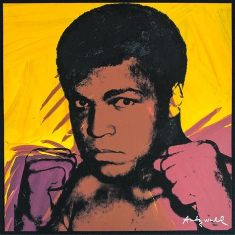 Andy Warhol after Â Muhammad Ali size 60 x 60 cm lithography print