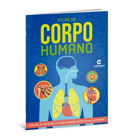 Atlas ilustrado do corpo humano Capa flexível Shopee Brasil