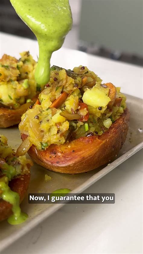 Bosh On Twitter Loaded Potato Bhaji Skins With Crystelle Pereira