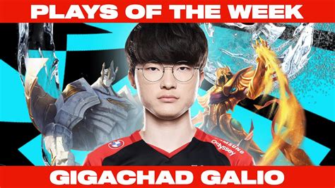 Fakers HUGE 5 MAN Galio Taunt Plays Of The Week YouTube