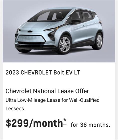 Chevy Bolt Eveuv Lease Available Nationwide In April 2024