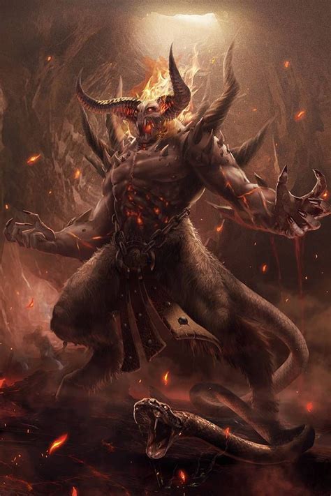 The Beast Fantasy Demon Demon Art Fantasy Monster