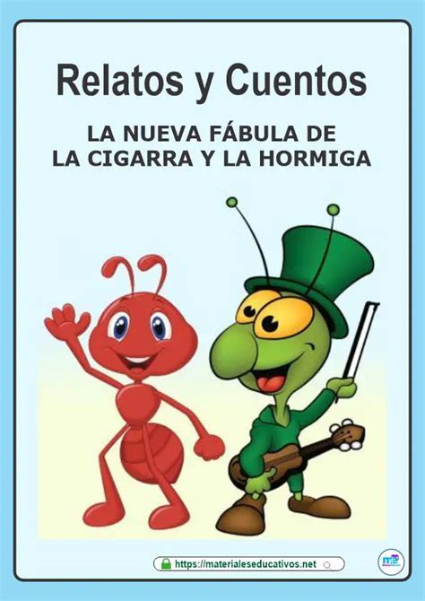 Historia La Cigarra Y La Hormiga Comprension Lectora Eroppa