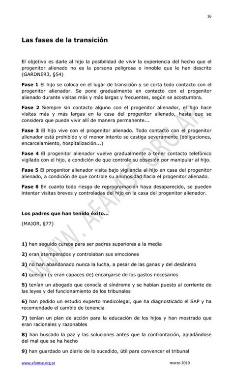 Que Es El Sindrome De Alienacion Parental Pdf