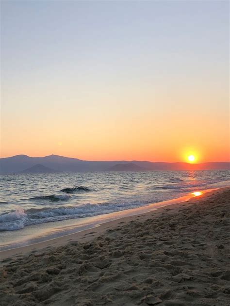 sunset 🌅 | Athens beach, Greece beach, Italian beaches