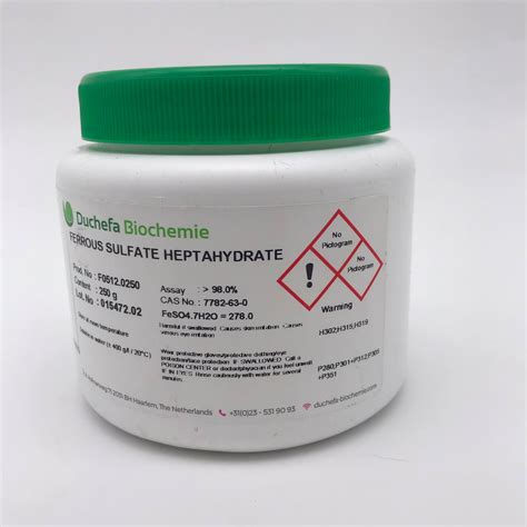 Ferrous Sulphate Heptahydrate FeSO4 7H2O