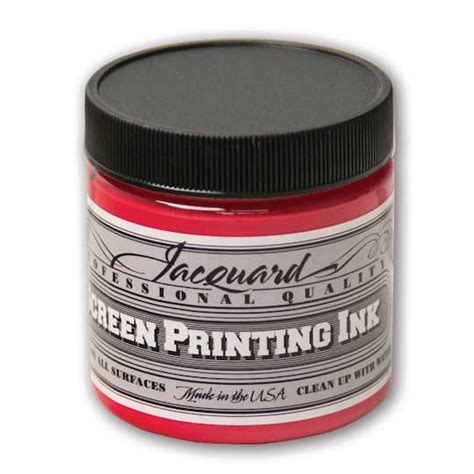 Jacquard Professional Screen Printing Ink 4oz Screenprinting Ink