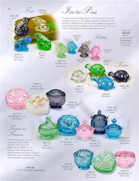 Fenton Art Glass Catalog Fenton Glassware Fenton Glass Glass Art