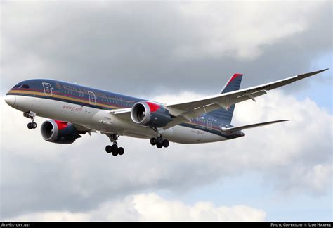 Aircraft Photo Of Jy Bah Boeing Dreamliner Royal Jordanian