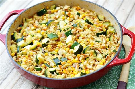 Easy Zucchini Stuffing Casserole