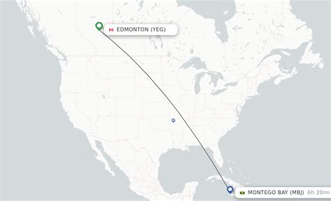 Direct Non Stop Flights From Edmonton To Montego Bay Schedules