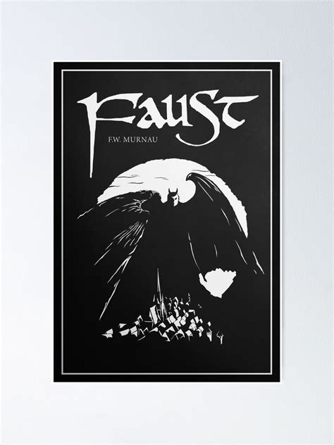 "Faust - F. W. Murnau" Poster for Sale by adriangemmel | Redbubble