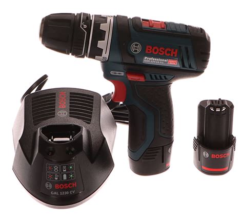 Vrtací šroubovák aku 2x2Ah nabíječka BOSCH GSR 12V 15 FC Flex