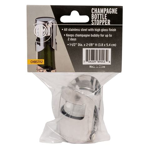 American Metalcraft Chbst112 Champagne Bottle Popper Stopper Stainless