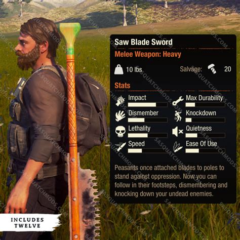 State Of Decay 2 Heavy Weapons Sasquatch Mods