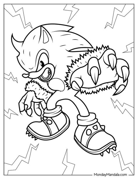 72 Sonic Coloring Pages Free Pdf Printables