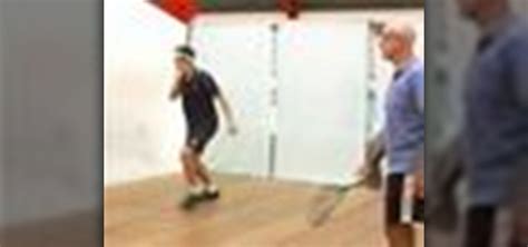 How to Do different squash forehand return of serve « Squash :: WonderHowTo