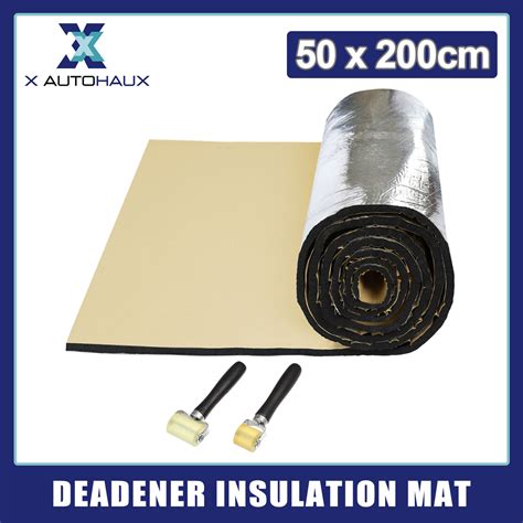 uxcell  set car sound insulation mat mm door hood engine heat