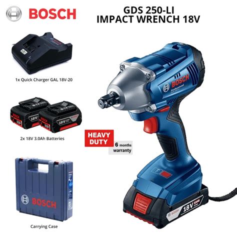 Bosch GDS 250 LI Cordless Impact Wrench Professional 18V