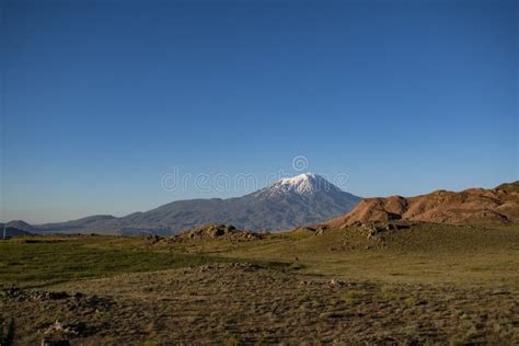 Mount Ararat Agri Dagi Mountain Volcano Igdir Turkey Middle East