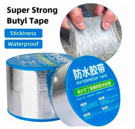 Jual Lakban Anti Bocor Anti Air Aluminium Foil Butyl Waterproof Tape