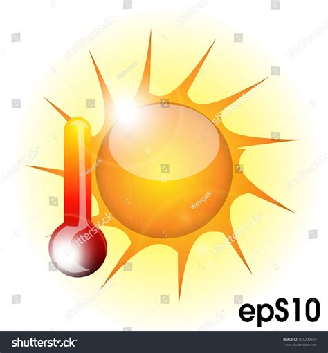 Summer Heat Wave Eps10 Stock Vector Illustration 105200510 : Shutterstock