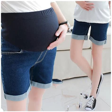 Summer New Arrival Fashion Maternity Short Jeans Denim Jeans Shorts For Pregnant Women Hot Pants