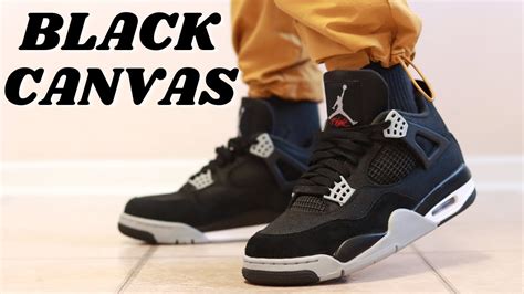 Hold These Air Jordan Black Canvas Review On Feet Youtube