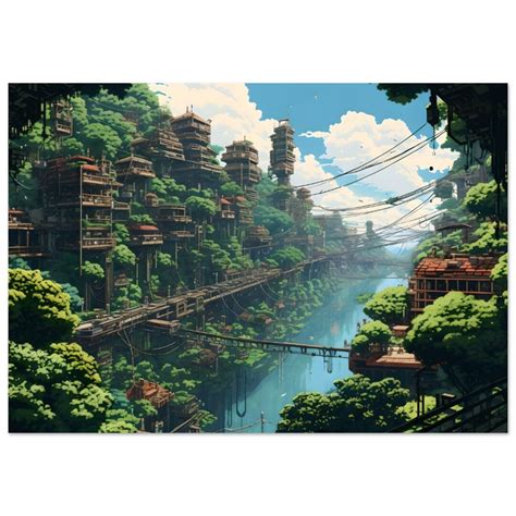 Solarpunk Art Pixel Art Video Game Art Piece Titled: the - Etsy